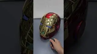 Iron man mask mk5 remote control touch and vioce. #ironman #mask