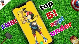 top 5 apps under 1mb | top 5 amazing applications 2020 | Mr. DTECH