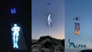 Drone Aerial Advertising Screens (DAAS) Alpha Drones USA