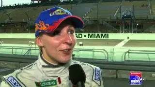 Pippa Mann Wins Pole at Miami