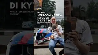 PASANG INTERCOM di KYT TTC | RETOUCH X5 NEW #intercomx5new #retouchx5 #retouchx5new #kytttc #helmkyt