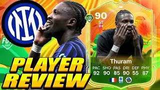 He BULLIES DEFENDERS ALL GAME&hellip; 💪 90 World Tour Thuram Review! 90 Thuram Player Review! Marcus Thuram