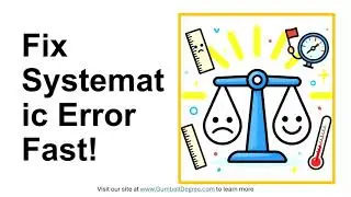 How do you fix a systematic error in measurements?