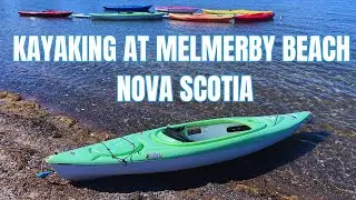 Kayaking at Melmerby Beach Provincial Park, Nova Scotia
