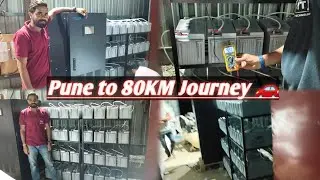 80 KVA UPS Battery Installation | Pune to 80KM Travel Full Vlog