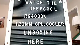 DEEPCOOL AG400BK 120MM CPU COOLER UNBOXING