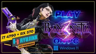 Bayonetta 3 Ryujinx Emulator | i7 4790 + RX 470 Gameplay