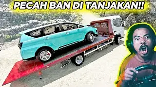 🚗💥Pecah Ban Di Tanjakan Towing Hampir Gagal - BeamNG.drive