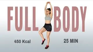 25 Minute Full Body Warrior Cardio HIIT Workout at Home | Intense Fat Burning Cardio | No Equipment 