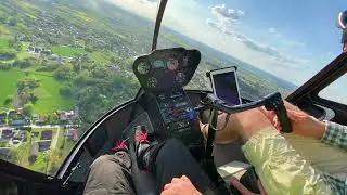 Przeworsk #helikopter Robinson R44 Raven