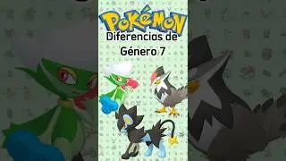 Diferencias de Genero Pok&eacute;mon  Parte 7 #pokemon #nintendo #pok&eacute;mon #anime #pokemongo