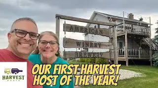 Our Harvest Host Overnight- American Winery & Brewery Wauseon, Ohio