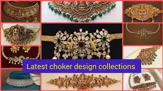 Latest choker design necklace jewellery collections 