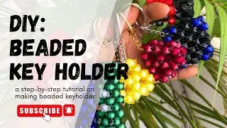 DIY Beaded Key Holder | Easy Square & Rectangle Designs