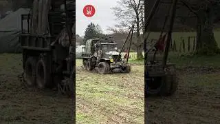 Muddy roads, jeep and trucks are Struggling 🔥 🪖 #ww2 #wwii #military #vehicles #army #truck #war