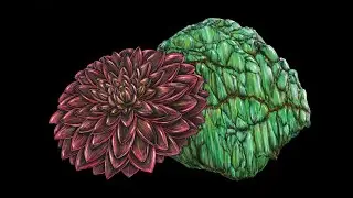 Scratchboard Art Video - Flower & Stone