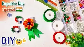Republic Day Accessories // DIY Republic Day Badge // Republic Day Breslate