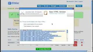 customize aweber form