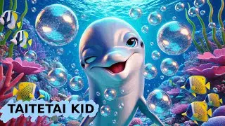 Dolphin Splash - Make a Wave! Sing Along & Learn Sea Animals | TAITETAI KID