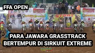 PARA JAWARA GRASSTRACK BERTEMPUR DI KELAS FFA OPEN DENGAN SIRKUIT YANG SAANGAT EXTREME ( KEJURNAS )