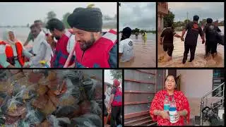 A glimpse of Khalsa Aid's support for Eastern & Western Punjab Floods