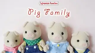 Sylvanian Families Flair Pig Family  シルバニアファミリー  Calico Critters