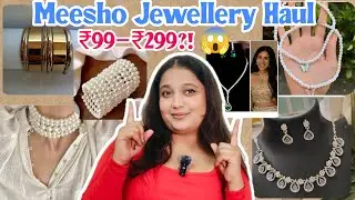Meesho Jewellery Haul ✨ Affordable Earrings, Bangles & Necklaces | Honest Review ✨ 