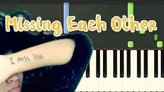 🎹 cagnet - missing each other (Piano Tutorial Synthesia)❤️♫