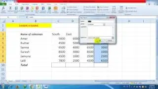 excel Naming a Range, Define name & Delete name