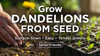 'How To Grow Dandelions From Seed'. Grow Native Plants From Seed. #seedly #dandelions #growfromseed