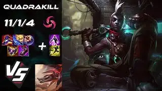 MID Ekko vs Naafiri [QUADRAKILL] - EU Challenger Patch 26.3