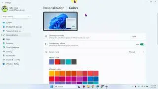 Transparency Effect Settings in Windows 11 Laptops & Computer