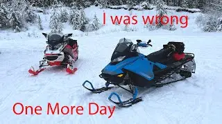 March25, 2024. Northern NB. Definitely our last ride. rain in the forecast.