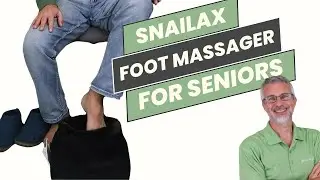 Ease Age-Related Foot Pain with Snailax 2-in-1 Foot Massager for Seniors