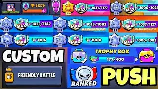 Buster P1 Tier Max Or Custom Friendly Battles In Brawl Stars Shorts Live