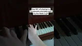 Day 501 of playing La Campanella #piano