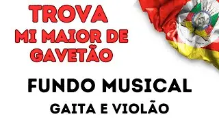 TROVA MI MAIOR DE GAVETÃO - somente FUNDO MUSICAL (gaita e violão) para TREINAR