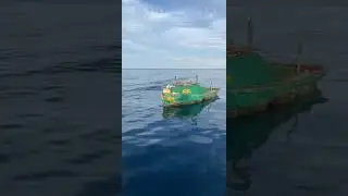 Abandoned Cuban Raft #CubanRaft #OceanDiscovery #SurvivalAtSea #StrandedOnTheOcean #CubaMigration