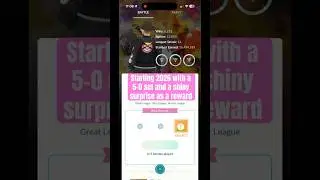 Pokemon Go PvP | 5-0 Set |Surprise shiny reward | GBL Open Great League #pokemongo #pvp #trainerkai