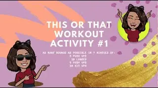 This or That Workout Activity #1
