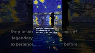 Immersive art exhibitions featuring Van Gogh, Claude Monet, and Gustav Klimt