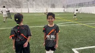 Football training day with Badi and Meme