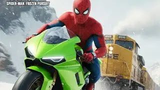 GTA V : SPIDERMAN TRY TO STOPPED THE TRAIN SIMULATOR LIVE STREAM GAMEPLAY