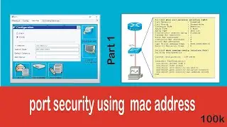 port security using static mac address