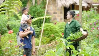 Harvest Eggplants and Beans to Sell, Cook Farewell Meal for Husband, Mountain Family Life | EP. 76