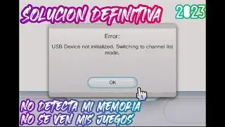 No se ven mis juegos en Loader GX ⭐ USB Device not initialized ⭐ Wii no detecta mi memoria USB o DD