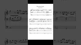We can't go back／Taiga Kyomoto   耳コピ エレクトーン楽譜