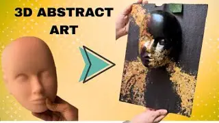 3D Abstract Art 🤩🤩 #diy #abstractart #abstractpainting #abstractvisuals #artscraft #artwork #diyart