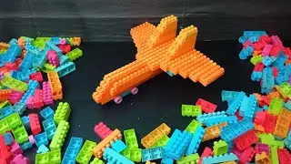 Satisfying DIY Lego Fighter Aircraft Build | ASMR Building Blocks #buildingblocks