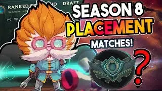 SEASON 8 FIRST PLACEMENT MATCH! HEIMERDINGER RISES FROM THE ASHES - League of Legends